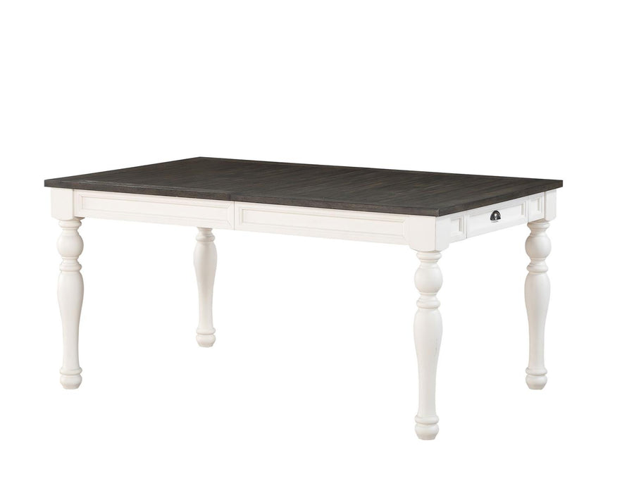 Steve Silver Joanna Dining Table in Two-tone Ivory and Mocha