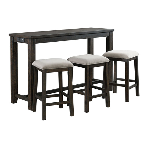 Stone Occasional Bar Table Single Pack (Table + Three Stools) - Furniture House (VA)