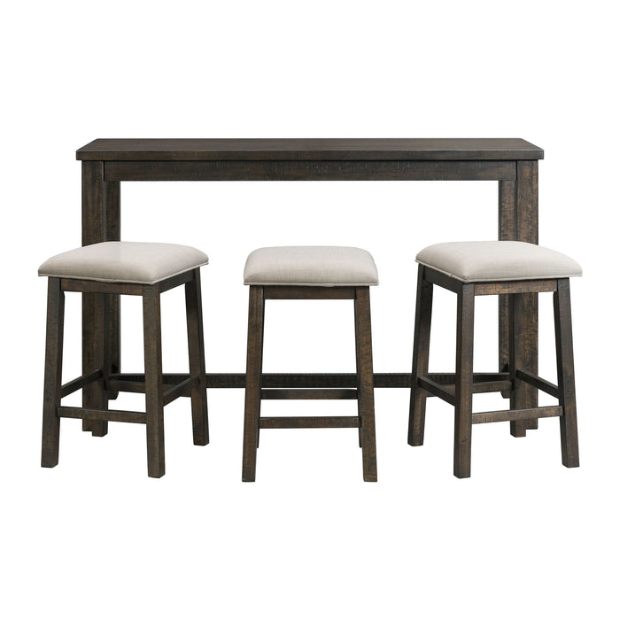 Stone Occasional Bar Table Single Pack (Table + Three Stools) - Furniture House (VA)