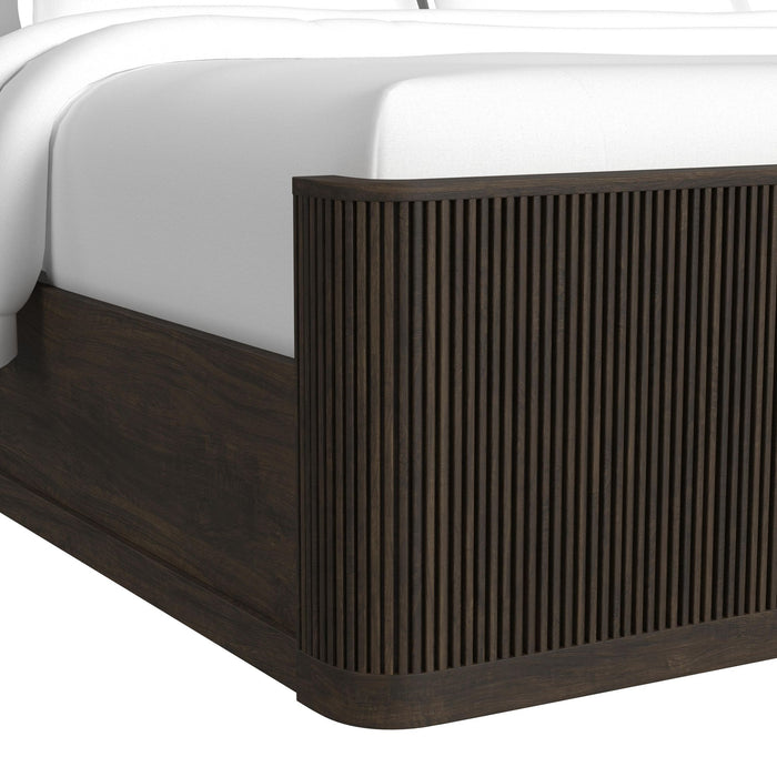 Sylvie UPH Bed with White Fabric - Furniture House (VA)
