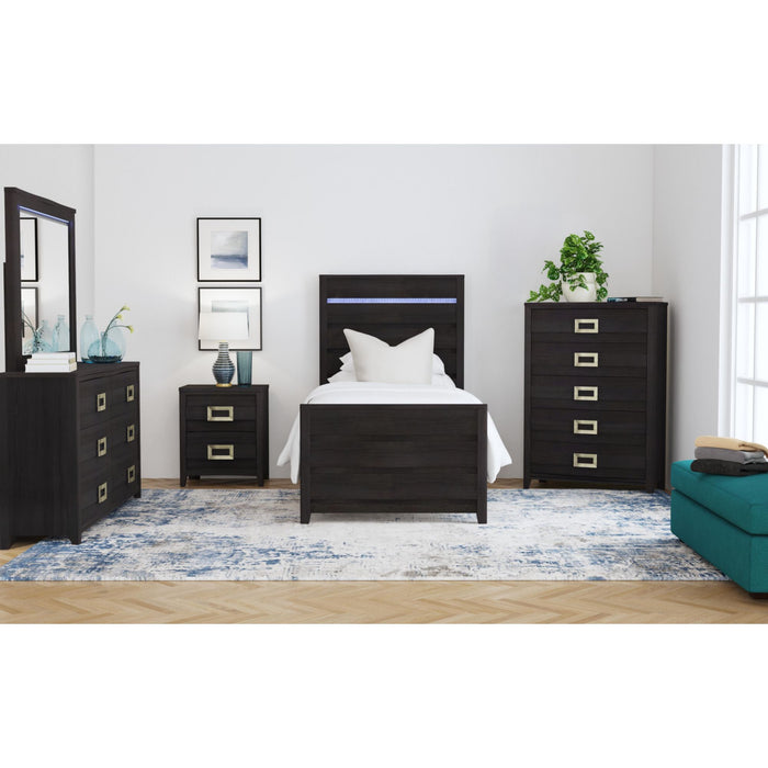 Tobias Bed with LED - Furniture House (VA)