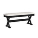Tulane 6PC Dining Set with Table, 4 Chairs, and Bench in Oak and Black - Furniture House (VA)