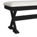Tulane 6PC Dining Set with Table, 4 Chairs, and Bench in Oak and Black - Furniture House (VA)