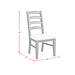 Tulane 6PC Dining Set with Table, 4 Chairs, and Bench in Oak and Black - Furniture House (VA)