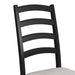 Tulane 6PC Dining Set with Table, 4 Chairs, and Bench in Oak and Black - Furniture House (VA)