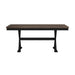 Tulane 6PC Dining Set with Table, 4 Chairs, and Bench in Oak and Black - Furniture House (VA)