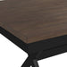 Tulane 6PC Dining Set with Table, 4 Chairs, and Bench in Oak and Black - Furniture House (VA)