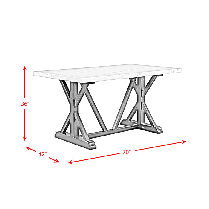 Tuscany 5PC Counter Height Dining Set-Table & Four Chairs - Furniture House (VA)