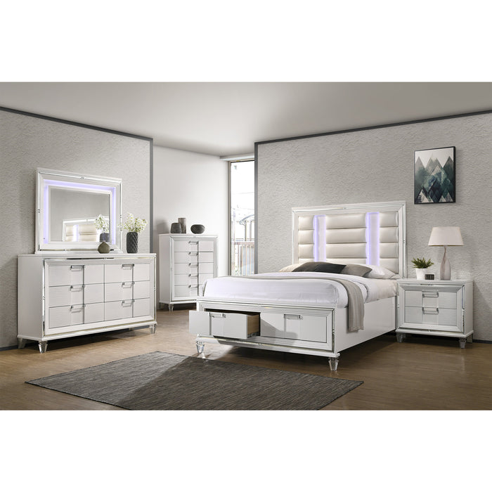 Twenty Nine Dresser & Mirror Set White