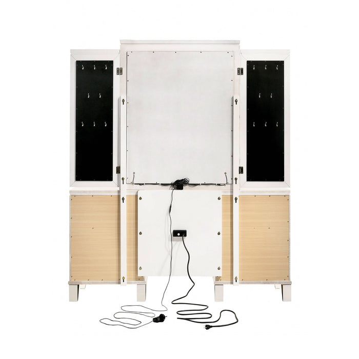 Twenty Nine Dressing Set w/LED & USB Plug White - Furniture House (VA)