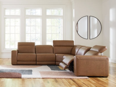Magic Man 5-Piece Power Reclining Sectional - Furniture House (VA)