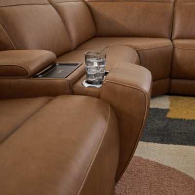 Magic Man 5-Piece Power Reclining Sectional - Furniture House (VA)