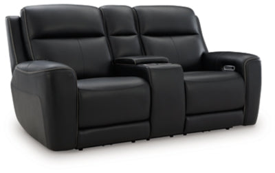 5Z-Relaxation Power Reclining Loveseat with Console - Furniture House (VA)