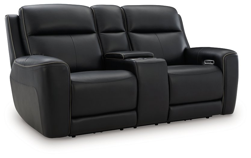 5Z-Comfort Power Reclining Loveseat with Console - Furniture House (VA)