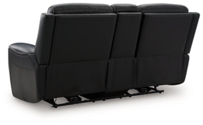 5Z-Relaxation Power Reclining Loveseat with Console - Furniture House (VA)
