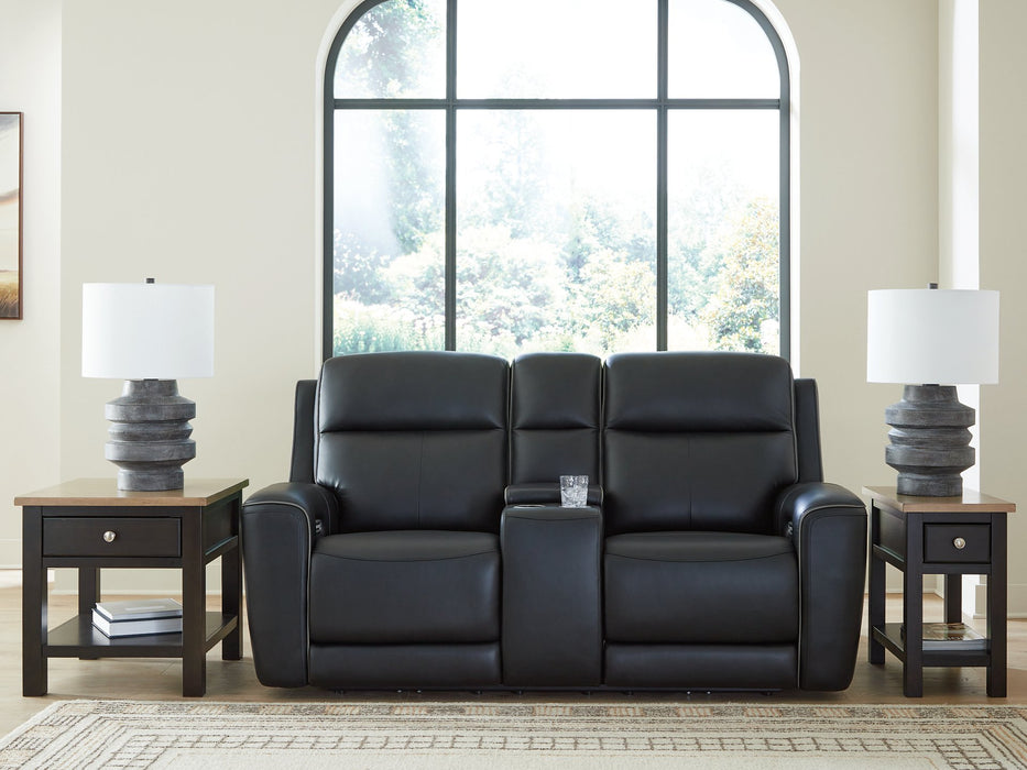 5Z-Comfort Power Reclining Loveseat with Console - Furniture House (VA)