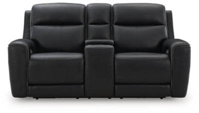 5Z-Relaxation Power Reclining Loveseat with Console - Furniture House (VA)