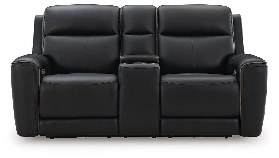 5Z-Comfort Power Reclining Loveseat with Console - Furniture House (VA)