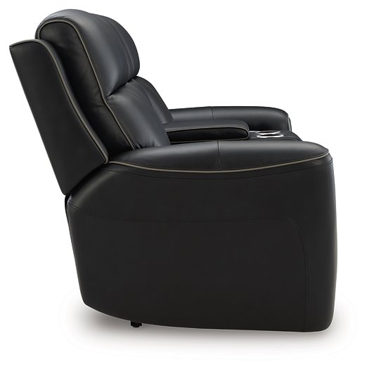 5Z-Comfort Power Reclining Loveseat with Console - Furniture House (VA)