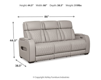 Boyington Power Reclining Sofa - Furniture House (VA)