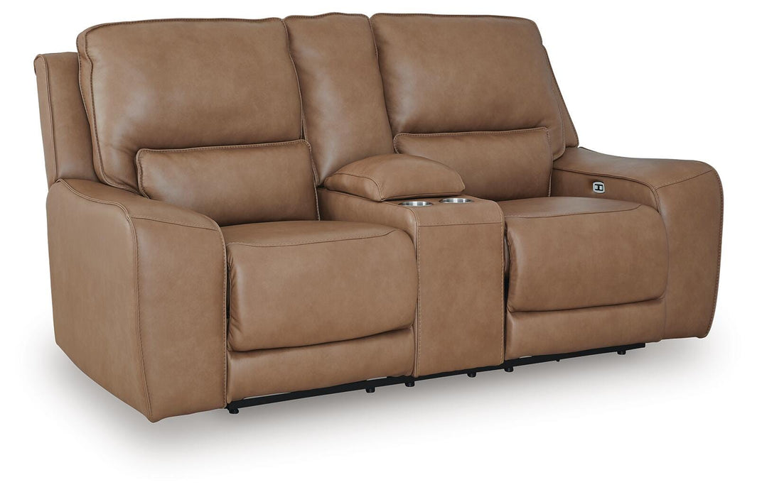DeepWakes Power Reclining Loveseat with Console - Furniture House (VA)