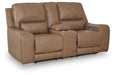 DeepWakes Power Reclining Loveseat with Console - Furniture House (VA)