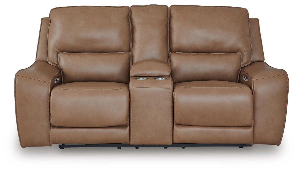 DeepWakes Power Reclining Loveseat with Console - Furniture House (VA)