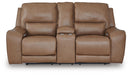 DeepWakes Power Reclining Loveseat with Console - Furniture House (VA)