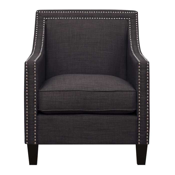 Erica 497 Chair W/Chrome Nails Heirloom Charcoal (ISTA 3) - Furniture House (VA)