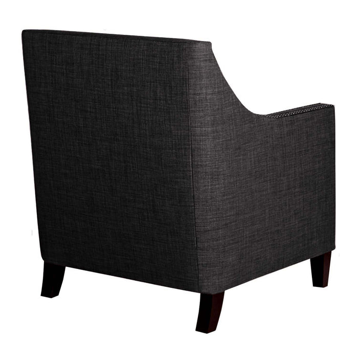 Erica 497 Chair W/Chrome Nails Heirloom Charcoal (ISTA 3) - Furniture House (VA)