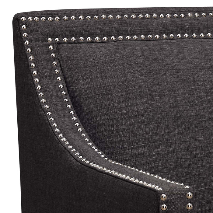 Erica 497 Chair W/Chrome Nails Heirloom Charcoal (ISTA 3) - Furniture House (VA)