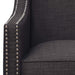 Erica 497 Chair W/Chrome Nails Heirloom Charcoal (ISTA 3) - Furniture House (VA)