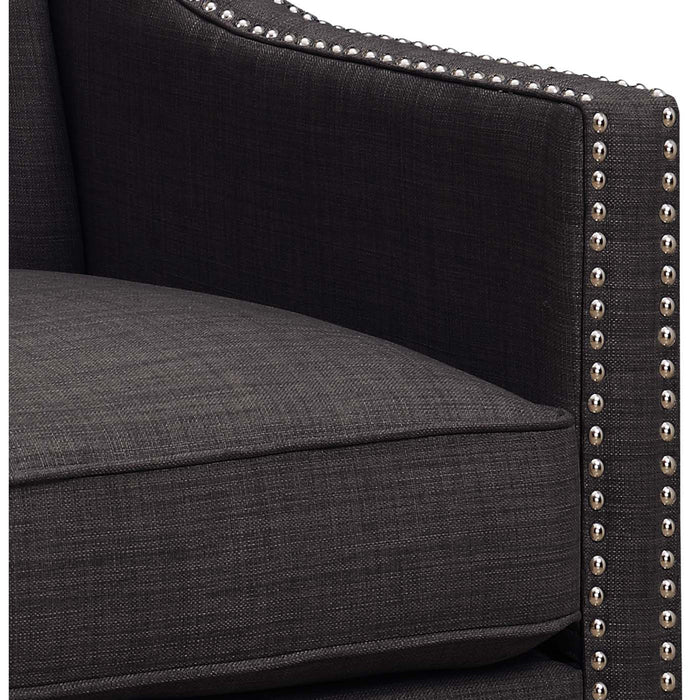 Erica 497 Chair W/Chrome Nails Heirloom Charcoal (ISTA 3) - Furniture House (VA)