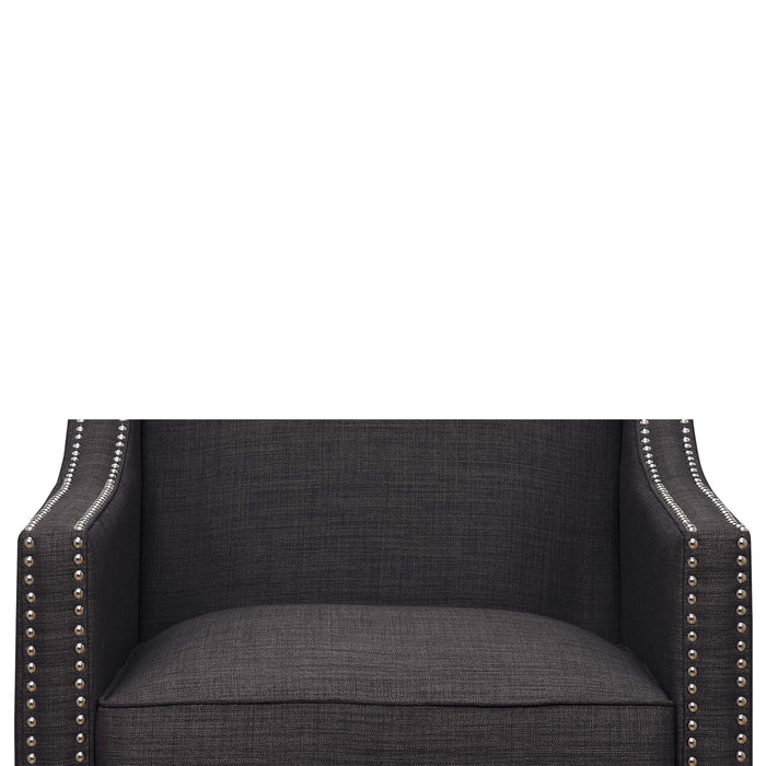 Erica 497 Chair W/Chrome Nails Heirloom Charcoal (ISTA 3) - Furniture House (VA)
