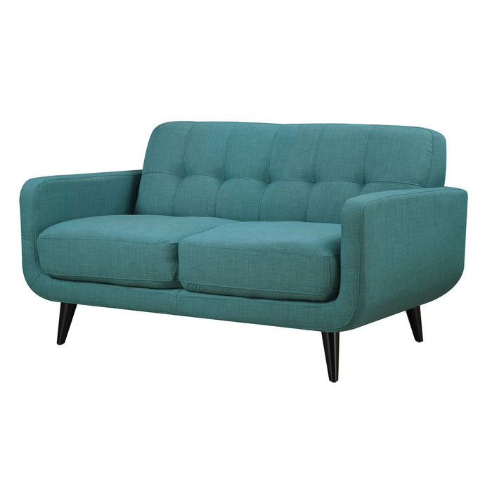 Hadley Sofa & Loveseat Set in Teal - Furniture House (VA)