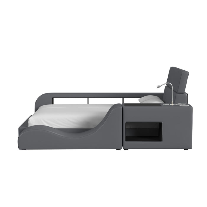 Valari Transformer Bed with Electronic Features - Furniture House (VA)