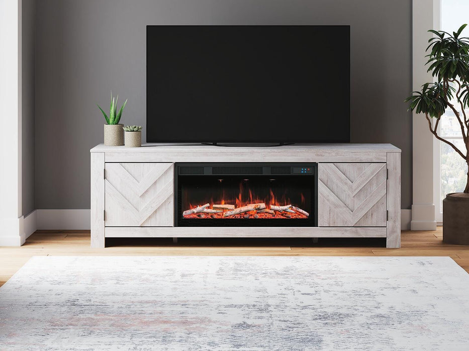 Cayboni 71" TV Stand with Electric Fireplace - Furniture House (VA)