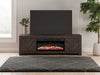 Cayboni 71" TV Stand with Electric Fireplace - Furniture House (VA)