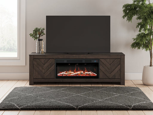 Cayboni 71" TV Stand with Electric Fireplace - Furniture House (VA)