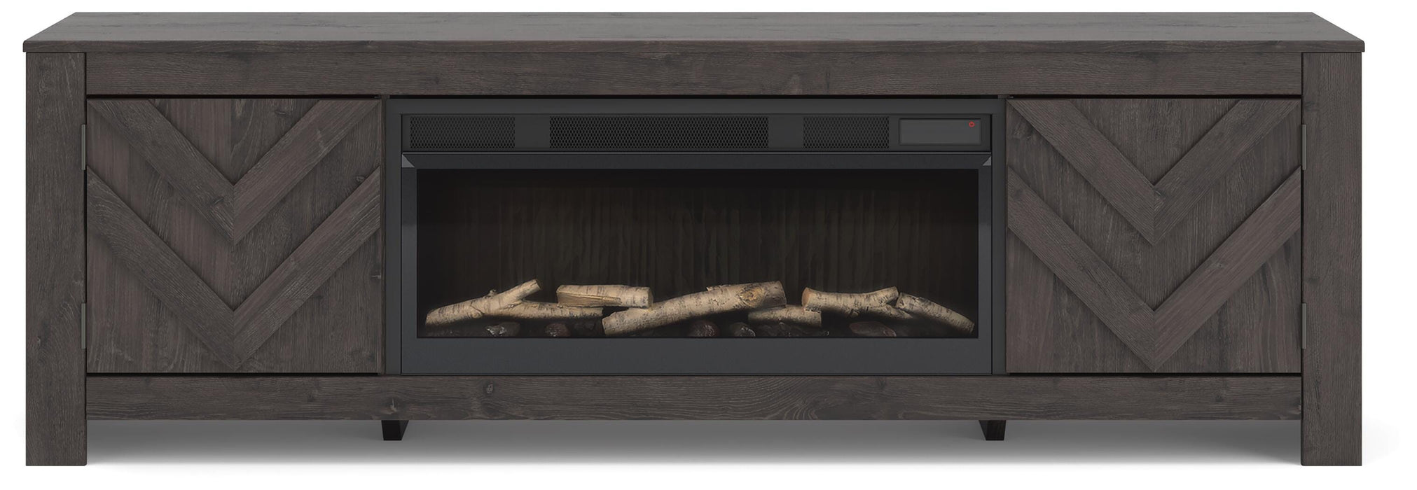 Cayboni 71" TV Stand with Electric Fireplace - Furniture House (VA)
