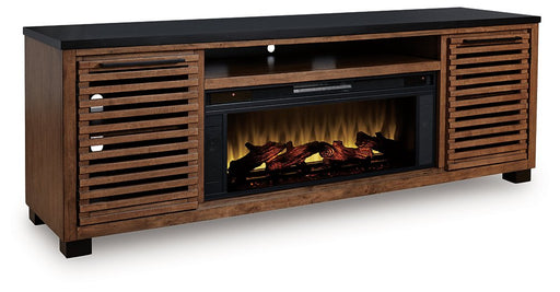 Kallari 84" TV Stand with Electric Fireplace - Furniture House (VA)