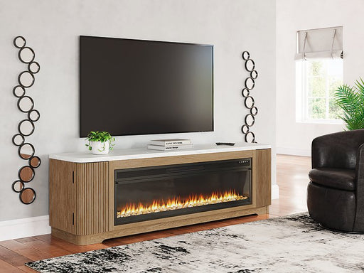Camdill 80" TV Stand with Electric Fireplace - Furniture House (VA)