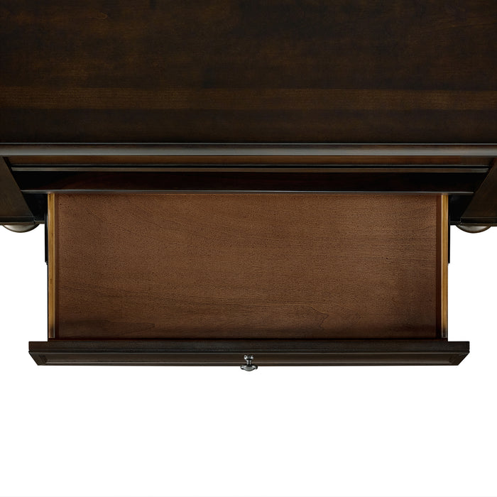 Wagner 3PC Occasional Table Set in Cherry-Square Lift-Top Coffee Table & Two End Table - Furniture House (VA)