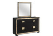 Blake Black/Gold Dresser