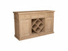 John Thomas Unfinished Sturbridge Buffet with Wine Rack image
