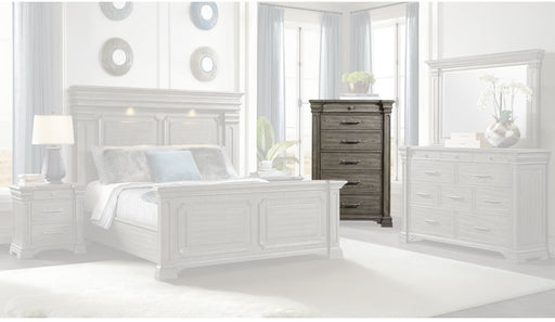 Elements International Kings Court Chest in Grey image