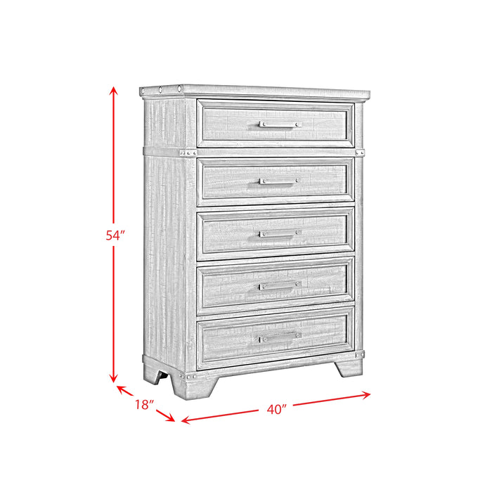 Colorado City Storage Bedroom Set in Charcoal