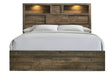 Elements International Bailey Full Music Bed in Warm Walnut BY520FB image