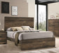 Elements International Bailey Queen Panel Bed in Warm Walnut image