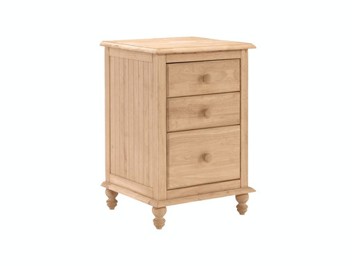John Thomas Unfinished Cottage 3 Drawer Nightstand BD-2003 image